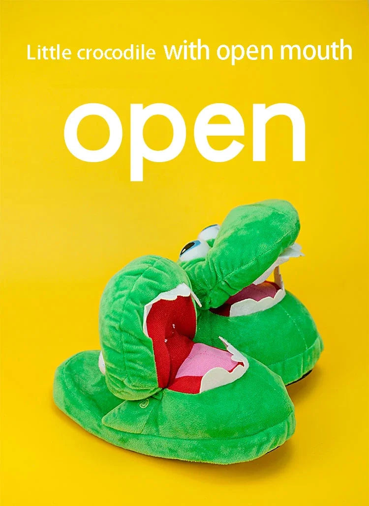 Cartoon Crocodile Slippers
