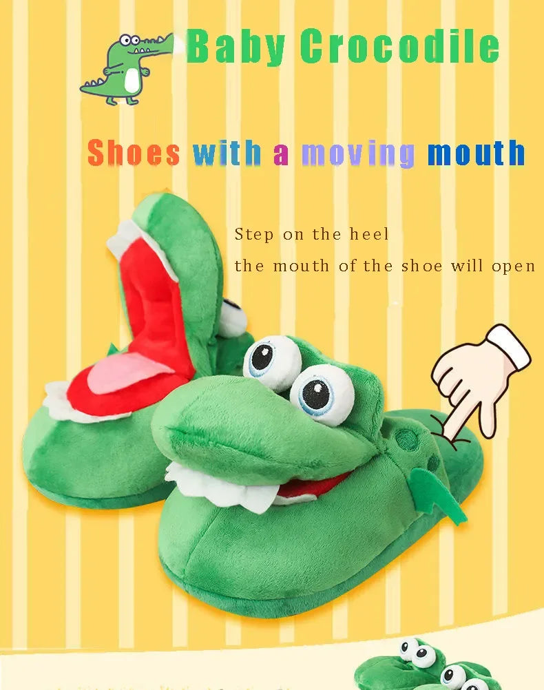 Cartoon Crocodile Slippers