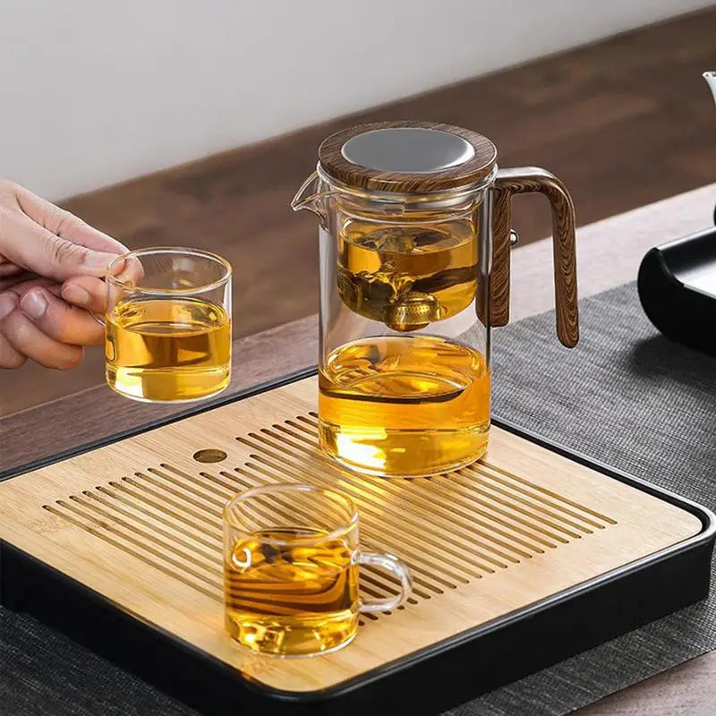 Heat-Resistant Glass Teapot with Infuser