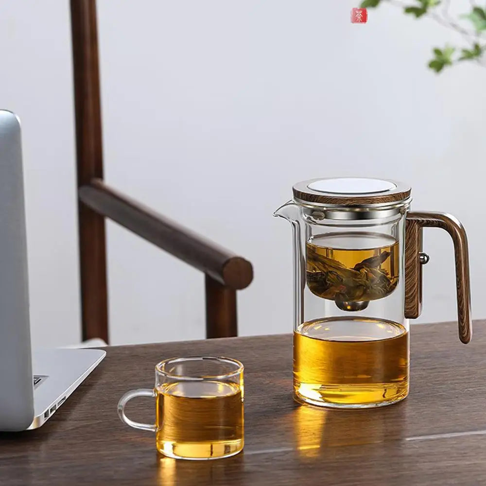 Heat-Resistant Glass Teapot with Infuser