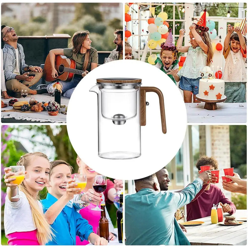Heat-Resistant Glass Teapot with Infuser