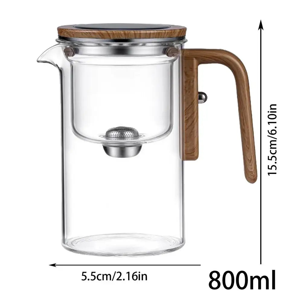 Heat-Resistant Glass Teapot with Infuser