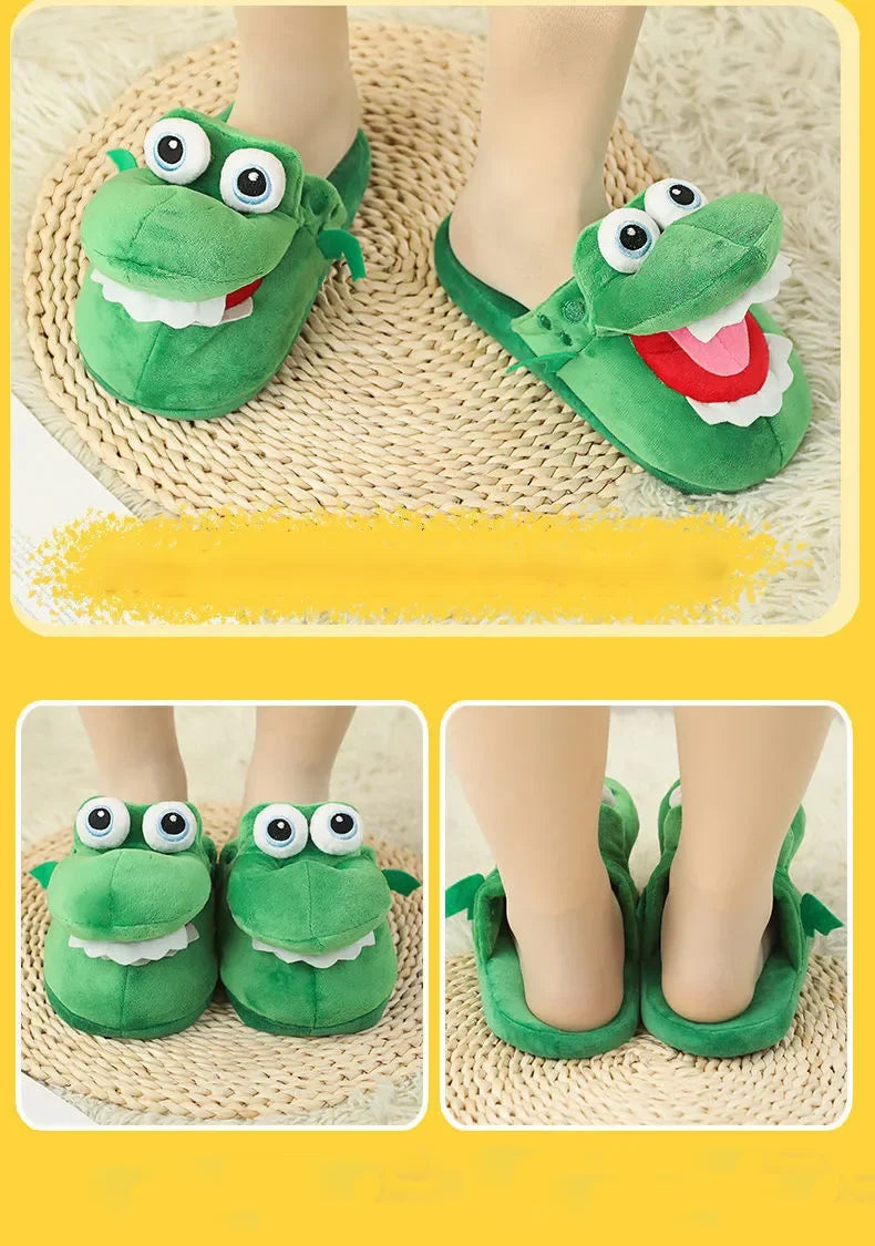 Cartoon Crocodile Slippers