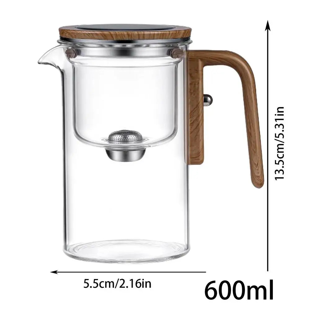 Heat-Resistant Glass Teapot with Infuser