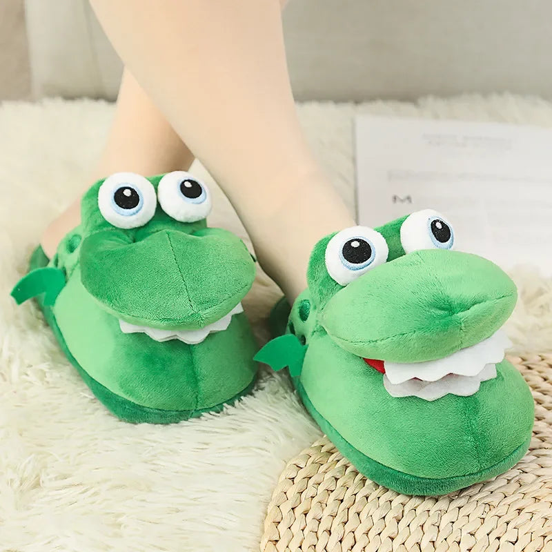 Cartoon Crocodile Slippers