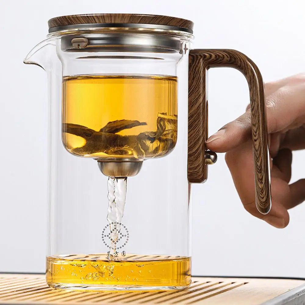 Heat-Resistant Glass Teapot with Infuser