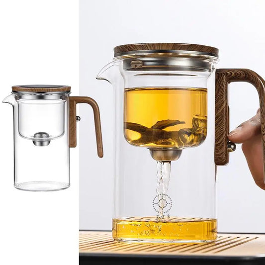Heat-Resistant Glass Teapot with Infuser