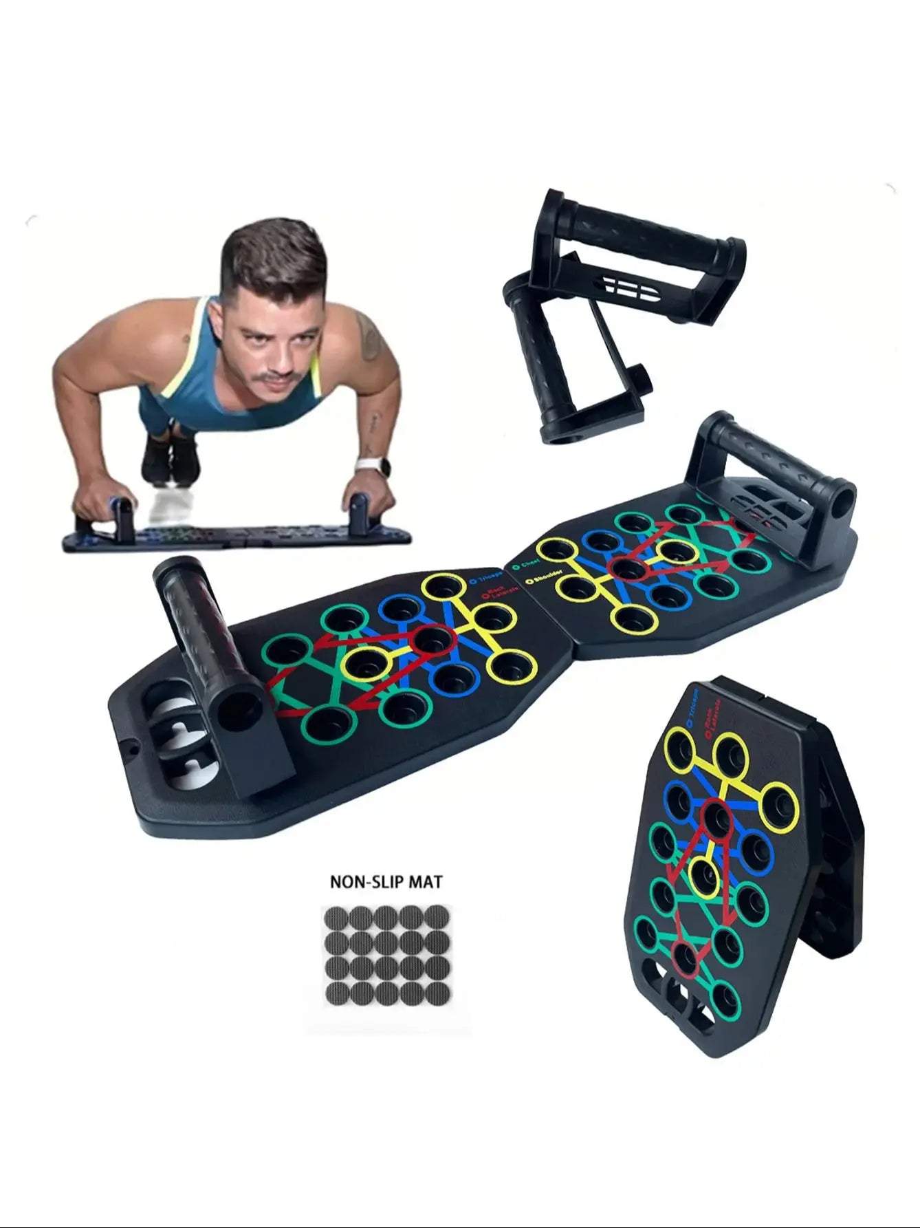 Color-Coded Push-Up Board