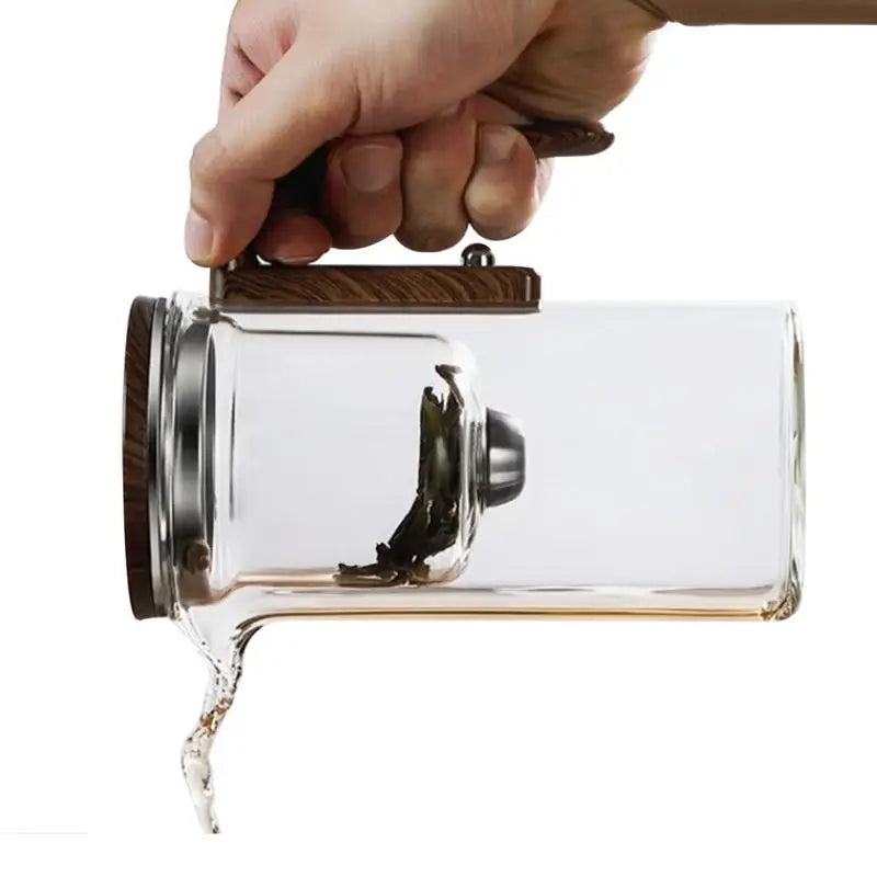 Heat-Resistant Glass Teapot with Infuser