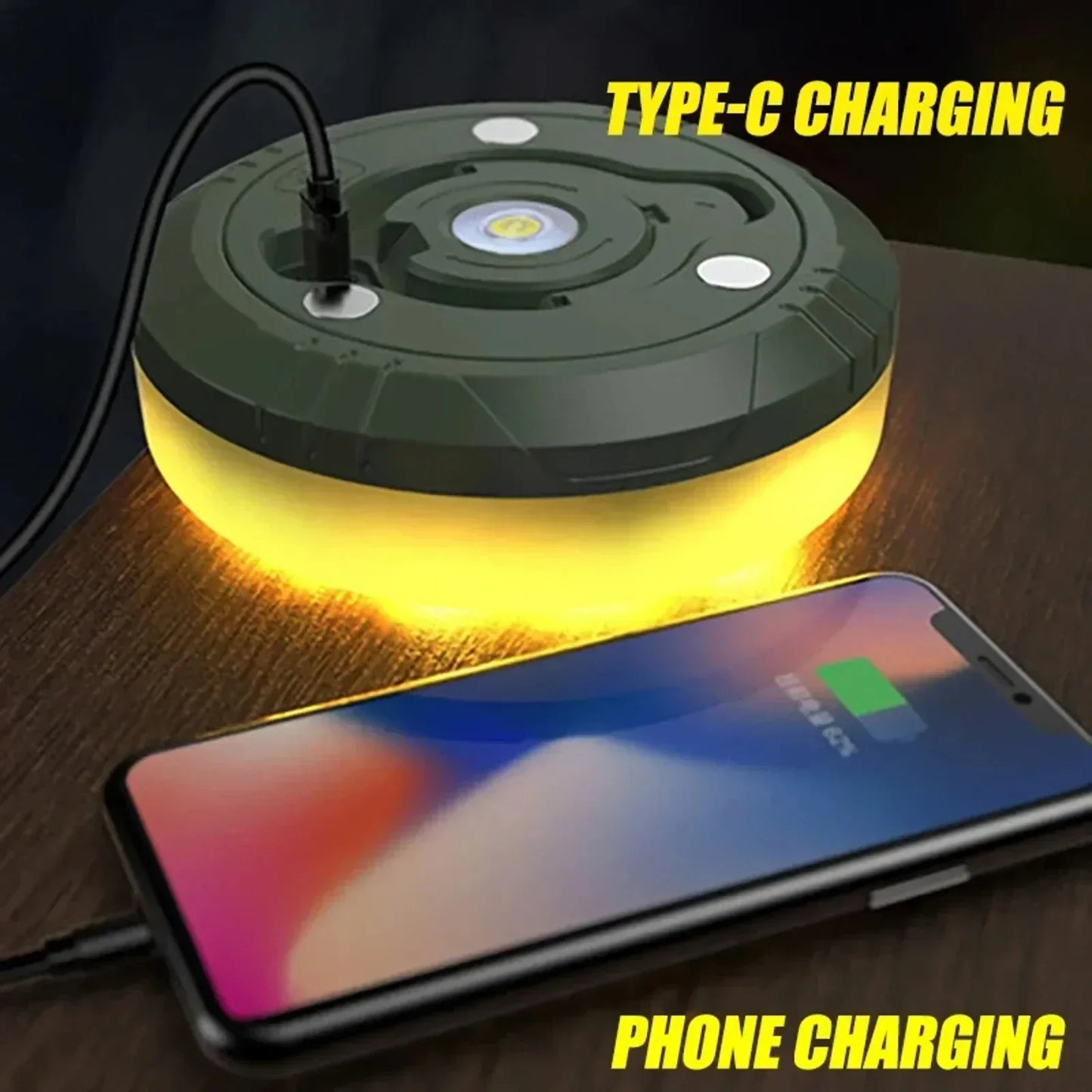 Solar-Powered Camping String Lights