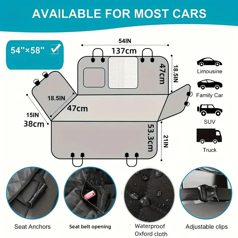 Premium Dog Car Hammock