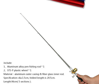 Pocket-Size Telescopic Fishing Rod