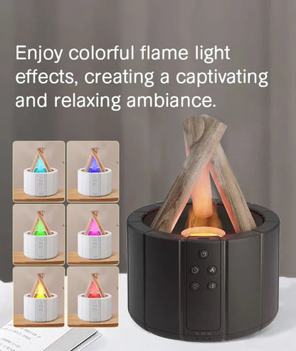 Simulated Flame Aromatherapy Diffuser
