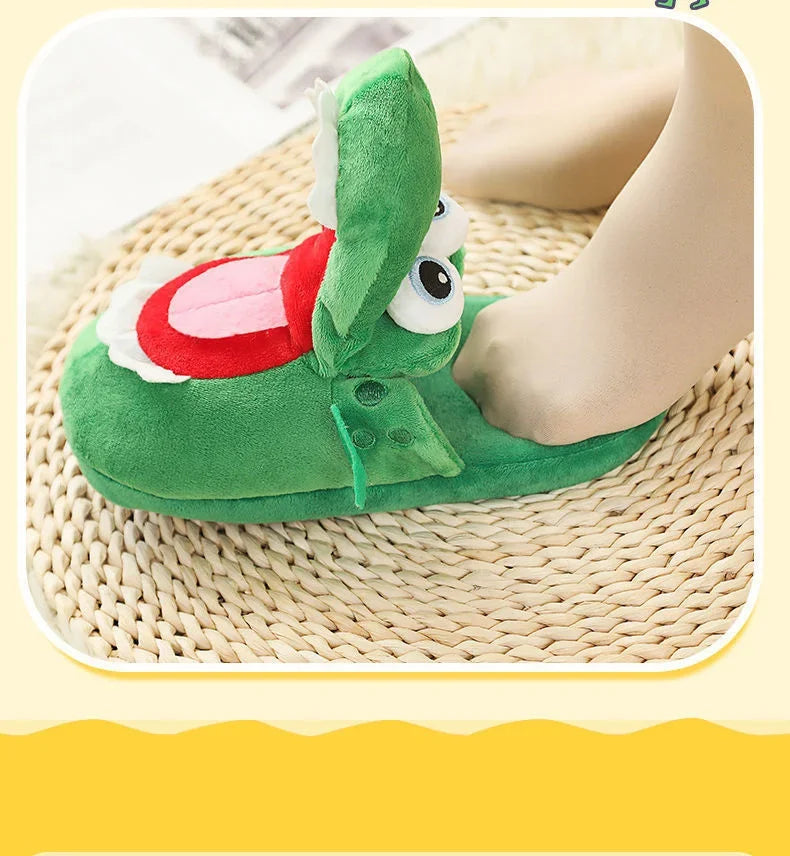 Cartoon Crocodile Slippers