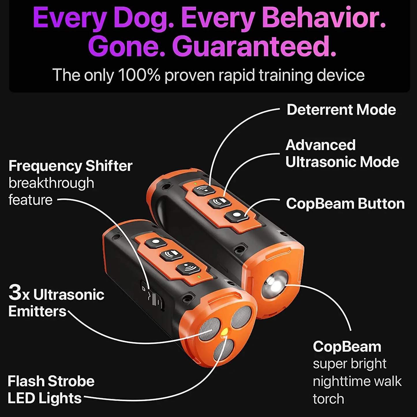 Ultrasonic Dog Trainer & Repeller