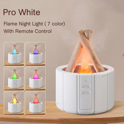 Simulated Flame Aromatherapy Diffuser