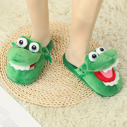 Cartoon Crocodile Slippers