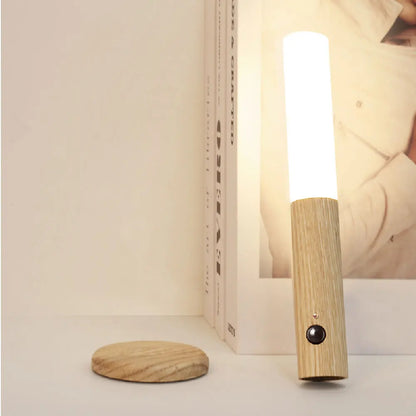 Minimalist LED Wooden Night Light