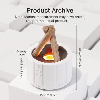 Simulated Flame Aromatherapy Diffuser