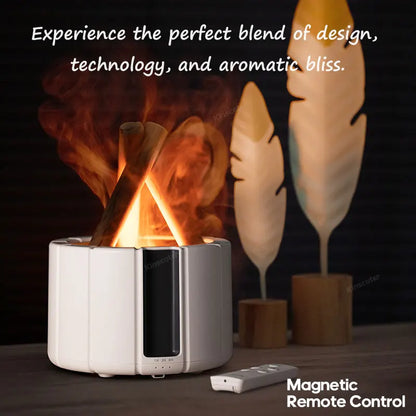 Simulated Flame Aromatherapy Diffuser