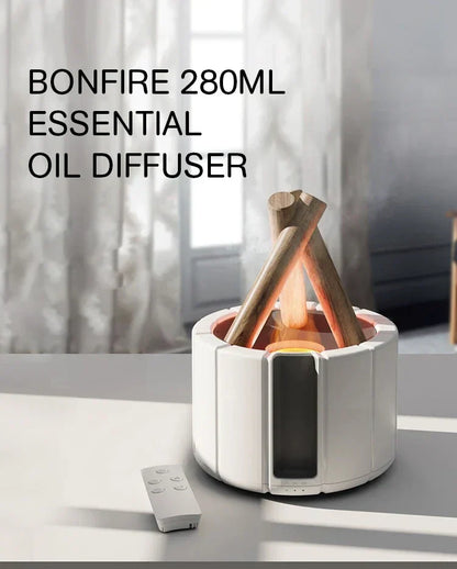 Simulated Flame Aromatherapy Diffuser