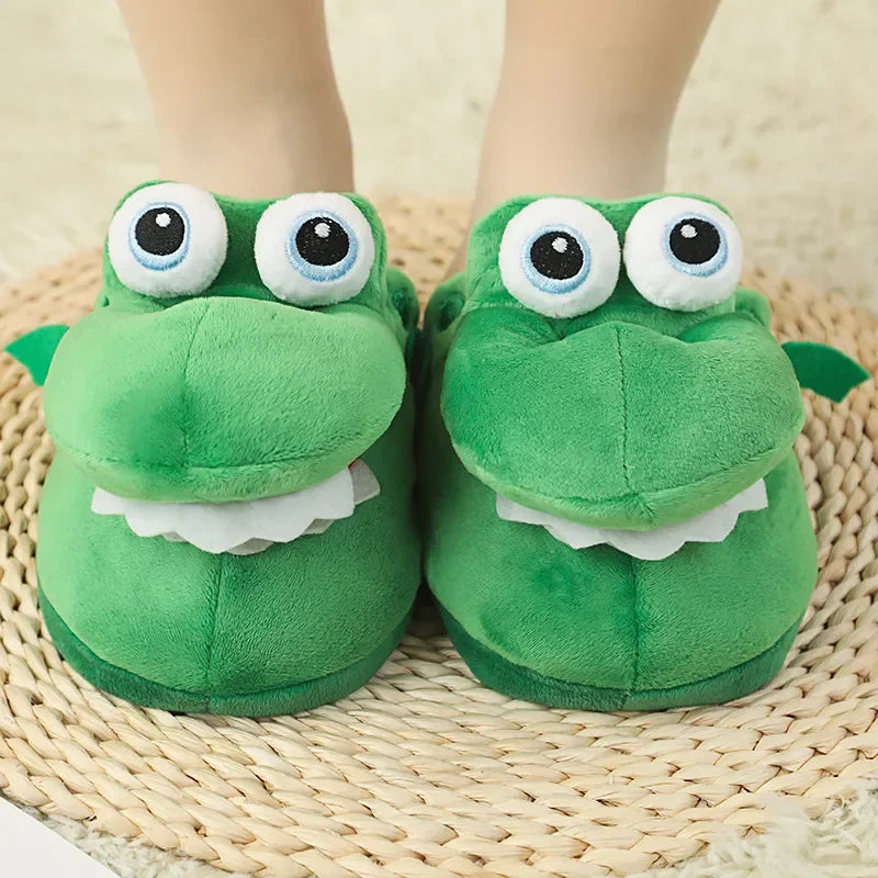 Cartoon Crocodile Slippers