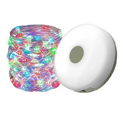 Solar-Powered Camping String Lights