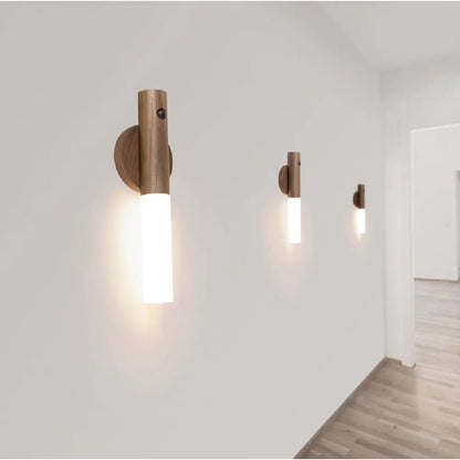 Minimalist LED Wooden Night Light