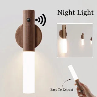 Minimalist LED Wooden Night Light