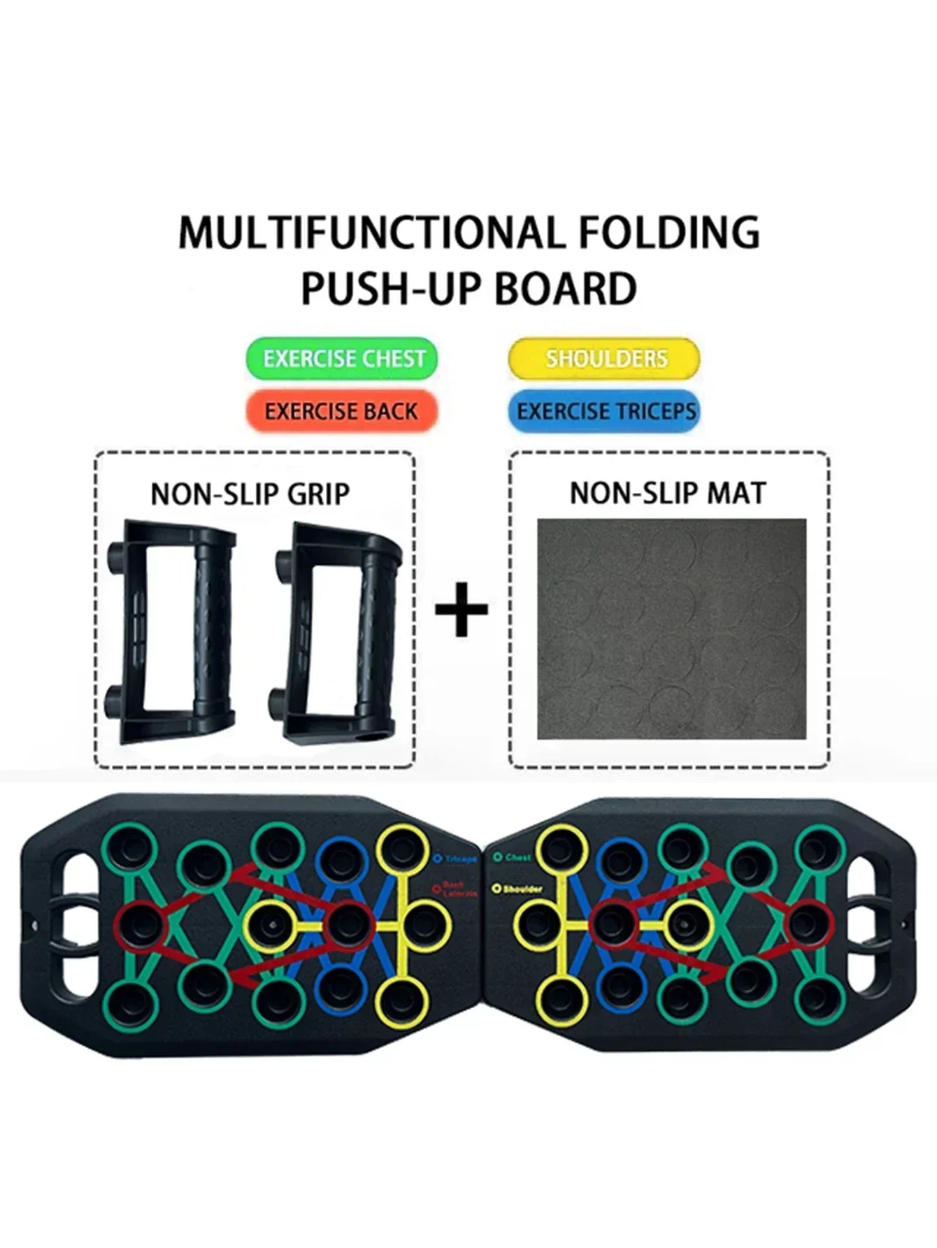 Color-Coded Push-Up Board