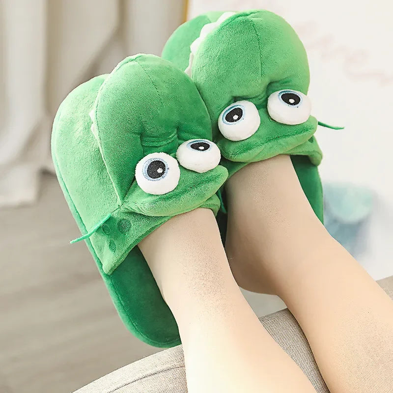 Cartoon Crocodile Slippers