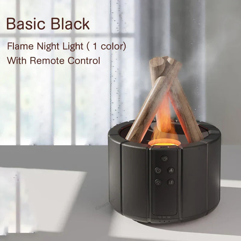 Simulated Flame Aromatherapy Diffuser